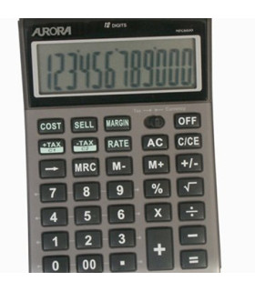 CALCULADORA MESA AURORA 12 DIG. DT661