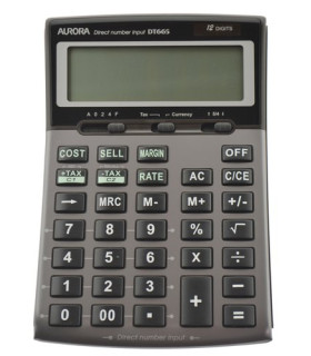 CALCULADORA MESA AURORA 12 DIG. DT665