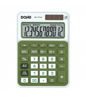 CALCULADORA MESA DOHE 12 DIG. VERDE