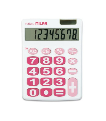CALCULADORA MESA MILAN 8 BL/RS TEC.GRAND