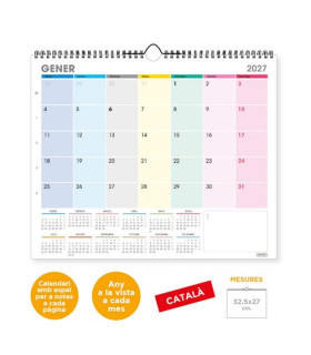 CAL.SENF.CAT. PARET MES MULTICOLOR 325x2