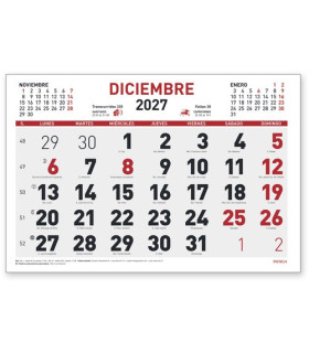 CALENDARIO MYRGA MENSUAL 15x10,5
