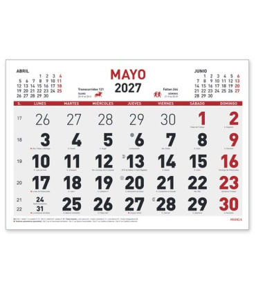 CALENDARIO MYRGA MENSUAL 21x15