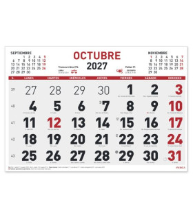 CALENDARIO MYRGA MENSUAL 30x21