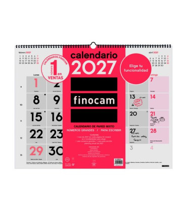 CAL.FIN. PARED MES XL 590x420