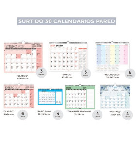 CAL.SENF. PARED SURTIDO DE 30