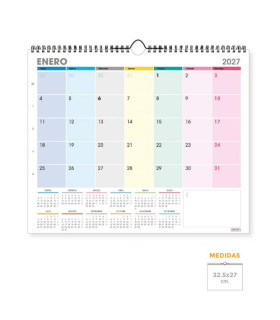 CAL.SENF. PARED MES MULTICOLOR 325x270