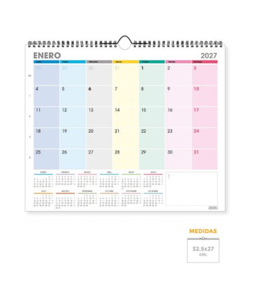 CAL.SENF. PARED MES MULTICOLOR 325x270