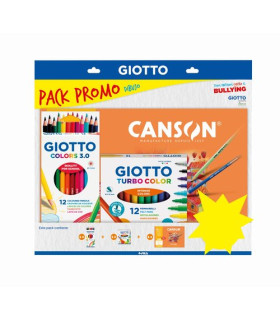 CANSON/GIOTTO PACK PROMO DIBUJO