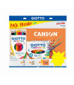 CANSON/GIOTTO PACK PROMO DIBUJO