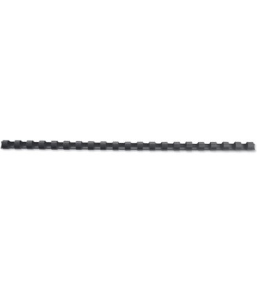 CANU.PLAST.GBC 21 an.NEGRO.6 mm C/100