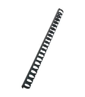 CANU.PLAST.21 an.NEGRO 19 mm C/100
