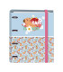 CARPEBLOC DOHE CAPI FLOWER A4 POLY AZUL