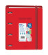 CARPEBLOC DOHE COLOUR VIBES A4 POLY ROJO