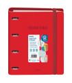 CARPEBLOC DOHE COLOUR VIBES A4 POLY ROJO