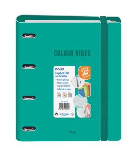 CARPEBLOC DOHE COLOUR VIBES A4 POLY VERD