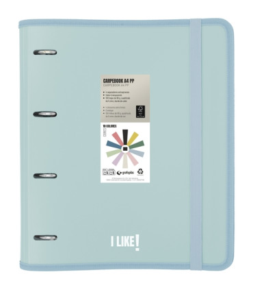 CARPEBLOC GRAF.PP LIKE3 A4 4AN.80h AZUL