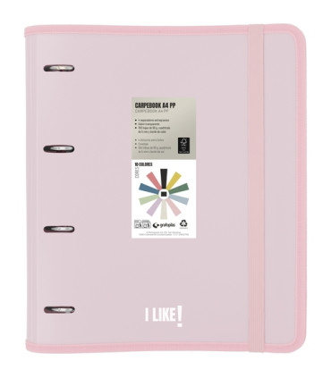 CARPEBLOC GRAF.PP LIKE3 A4 4AN.80h ROSA