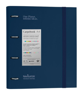 CARPEBOOK NAVIGATOR FORR. A4 AZUL