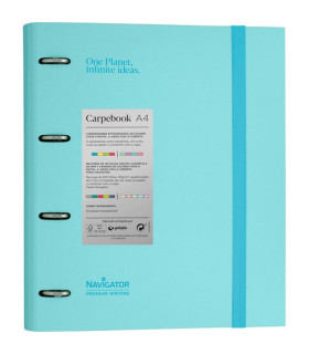 CARPEBOOK NAVIGATOR FORR. A4 AZUL SOFT
