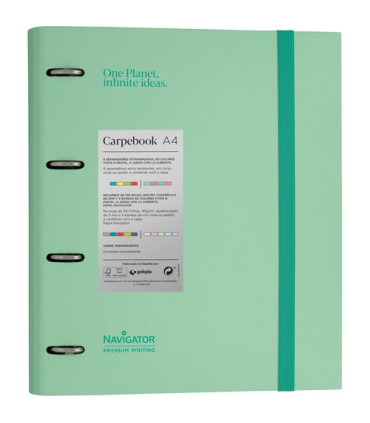 CARPEBOOK NAVIGATOR FORR. A4 MINT SOFT