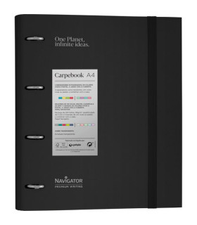 CARPEBOOK NAVIGATOR FORR. A4 NEGRO