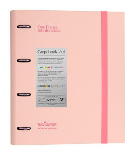 CARPEBOOK NAVIGATOR FORR. A4 ROSA SOFT