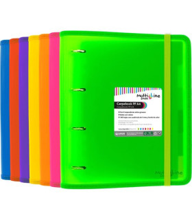 CARPEBOOK MULTILINE P.P A4 SURT.