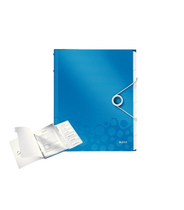 CARP.CLASIF.LEITZ WOW A4 PP 12 SEP.AZUL