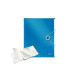 CARP.CLASIF.LEITZ WOW A4 PP 6 SEP.AZUL