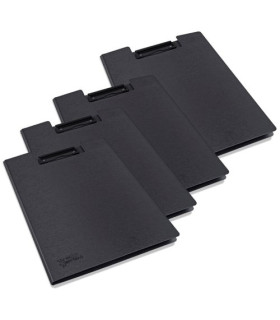 CARP. PINZA RAPESCO A4 NEGRO PACK DE 4