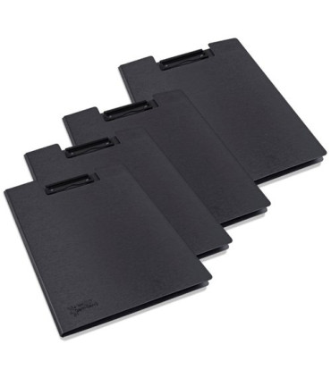 CARP. PINZA RAPESCO A4 NEGRO PACK DE 4