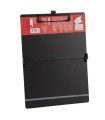 CARP.PINZA PORTABLOCS APLI ABS A4 NEGRO