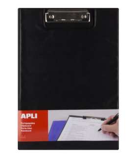 CARP.PINZA PORTABLOCS APLI PP A4 NEGRO