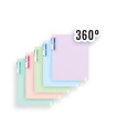 CARPETA CARCHIVO FOAM A4 2 AN.25 SURTIDO