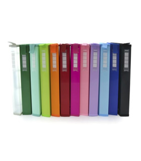 CARPETA COLORLINE PP A4 2 AN.25 SURT.