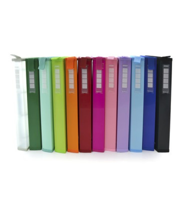 CARPETA COLORLINE PP A4 2 AN.25 SURT.