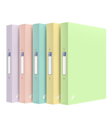 CARPETA OXFORD PP A4 2 AN.30 SURT. PASTE
