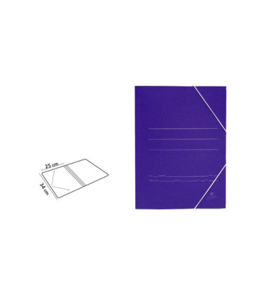 CARPETA CART. 4º AZUL SENCILLA