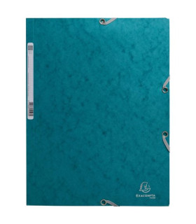 CARPETA SOLAP.EXACOMPTA CART. A4 AZUL PA