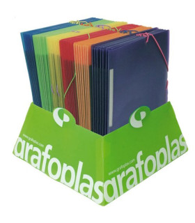CARPETA Fº SOLAPAS 500 MICRAS EXP.DE 50