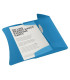 CARP.GOMAS y 3 SOLAPAS LEITZ PP A4 AZUL