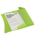 CARP.GOMAS y 3 SOLAPAS LEITZ PP A4 VERDE