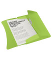 CARP.GOMAS y 3 SOLAPAS LEITZ PP A4 VERDE
