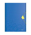 CARPETA SOLAP.LEITZ URBAN CHIC PP A4 AZU