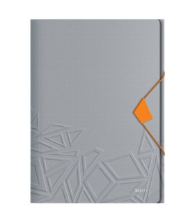 CARPETA SOLAP.LEITZ URBAN CHIC PP A4 GRI