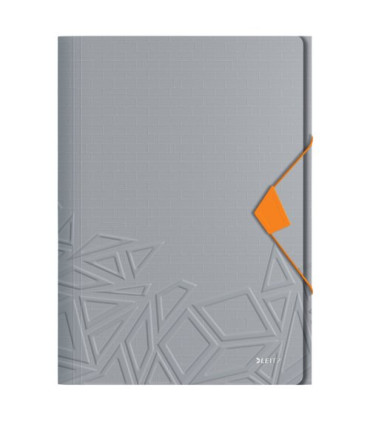 CARPETA SOLAP.LEITZ URBAN CHIC PP A4 GRI