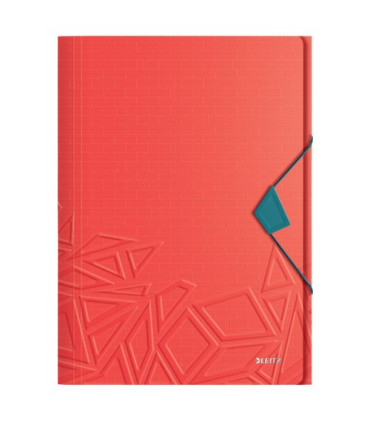 CARPETA SOLAP.LEITZ URBAN CHIC PP A4 ROJ