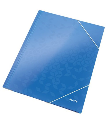 CARPETA SOLAP.LEITZ WOW CART. A4 AZUL