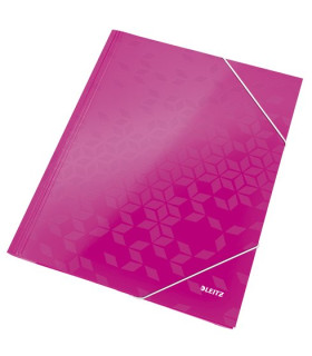 CARPETA SOLAP.LEITZ WOW CART. A4 FUCSIA